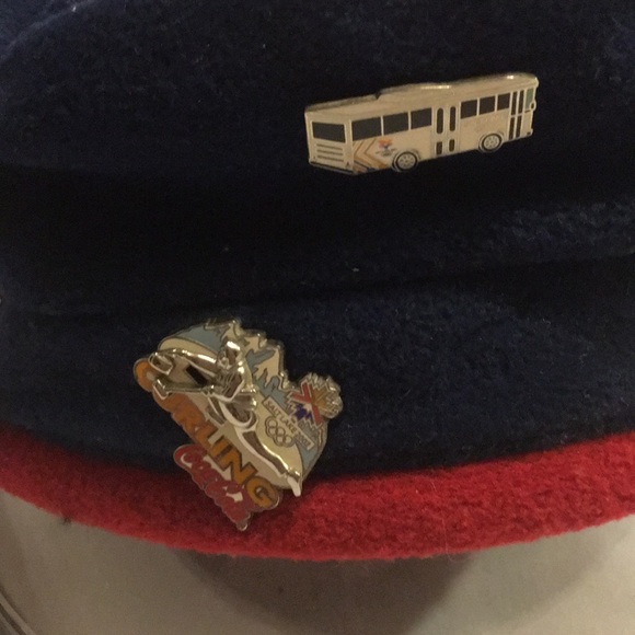 Olympic Hat 2002 Salt Lake City & 8 Olympic Pins Awesome Treasure from that era - Picture 5 of 8